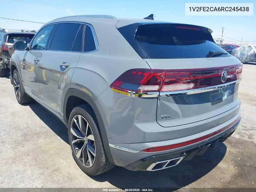 2024 Volkswagen Atlas Cross Sport 2.0T Sel Premium R-Line VIN: 1V2FE2CA6RC245438 Lot: 42568571