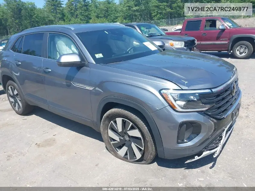 2024 Volkswagen Atlas Cross Sport 2.0T Se W/Technology VIN: 1V2HE2CA7RC249877 Lot: 42614219