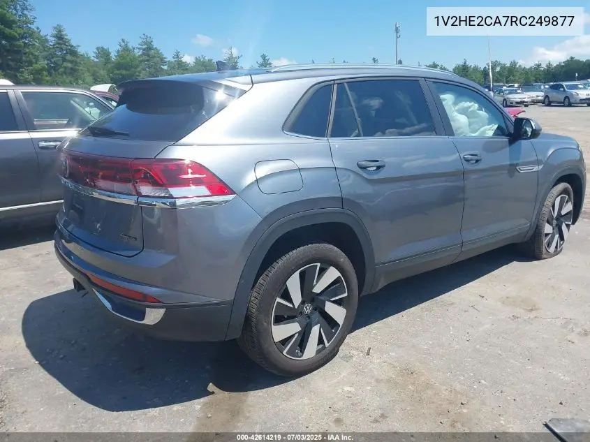 2024 Volkswagen Atlas Cross Sport 2.0T Se W/Technology VIN: 1V2HE2CA7RC249877 Lot: 42614219
