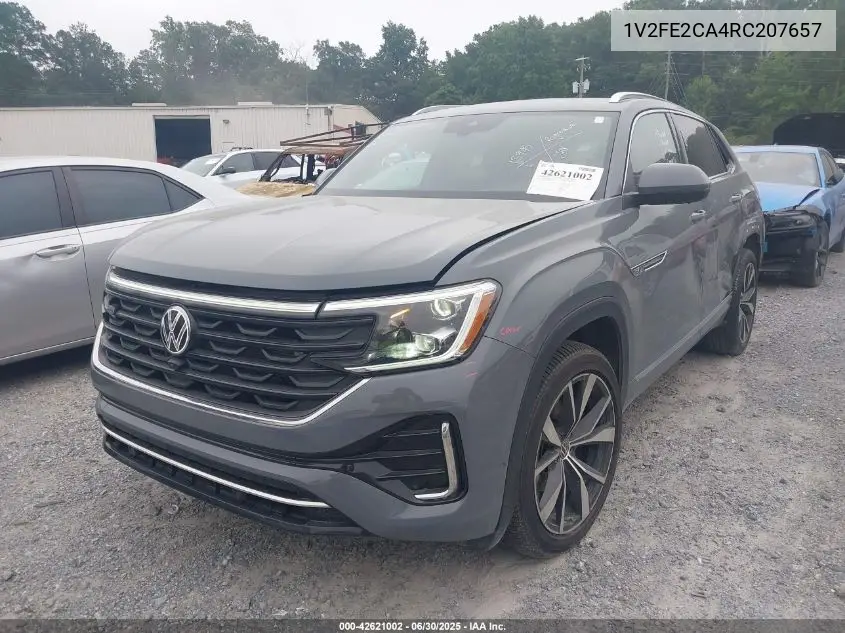 2024 Volkswagen Atlas Cross Sport 2.0T Sel Premium R-Line VIN: 1V2FE2CA4RC207657 Lot: 42621002