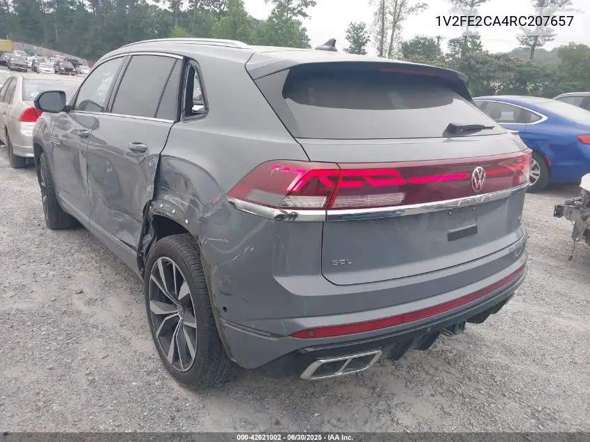 2024 Volkswagen Atlas Cross Sport 2.0T Sel Premium R-Line VIN: 1V2FE2CA4RC207657 Lot: 42621002