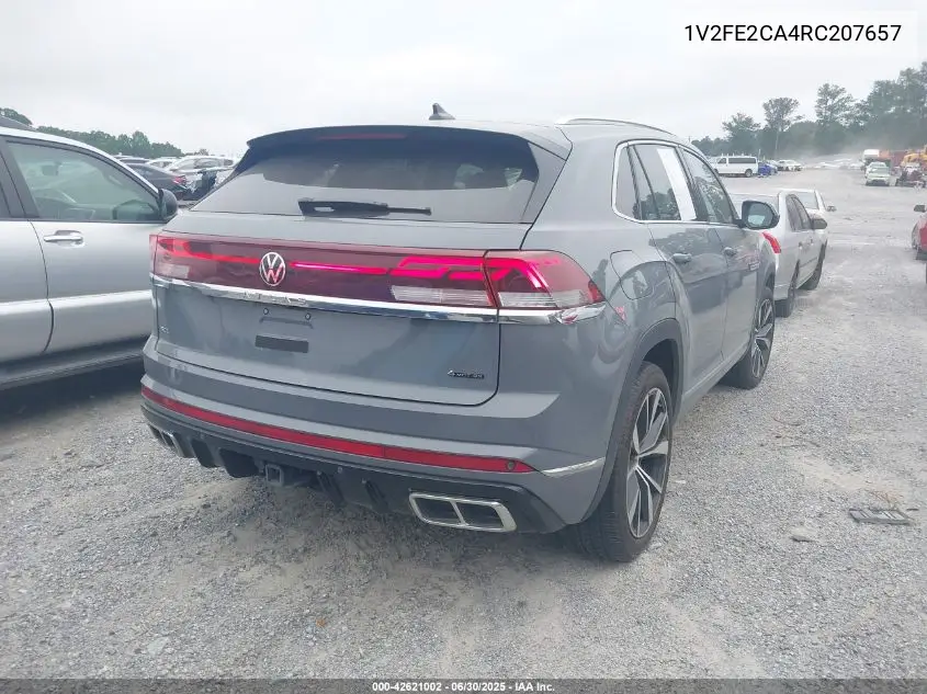 2024 Volkswagen Atlas Cross Sport 2.0T Sel Premium R-Line VIN: 1V2FE2CA4RC207657 Lot: 42621002