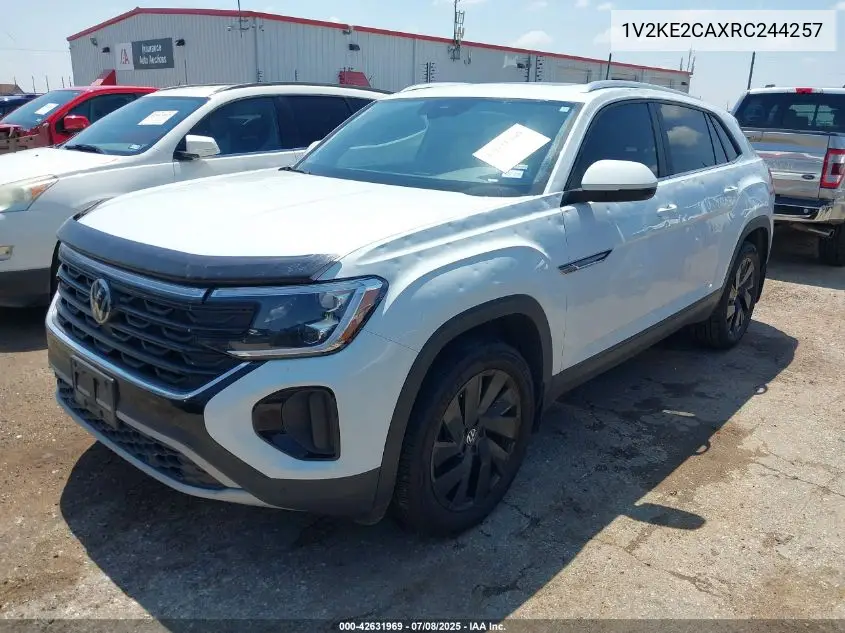 2024 Volkswagen Atlas Cross Sport 2.0T Se W/Technology VIN: 1V2KE2CAXRC244257 Lot: 42631969