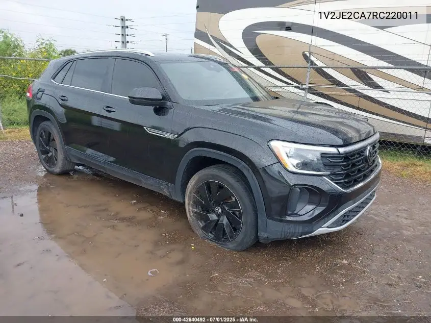 2024 Volkswagen Atlas Cross Sport 2.0T Se W/Technology VIN: 1V2JE2CA7RC220011 Lot: 42640492