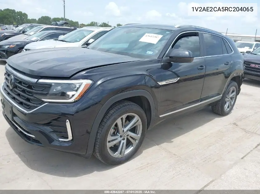 2024 Volkswagen Atlas Cross Sport 2.0T Sel R-Line VIN: 1V2AE2CA5RC204065 Lot: 42642287