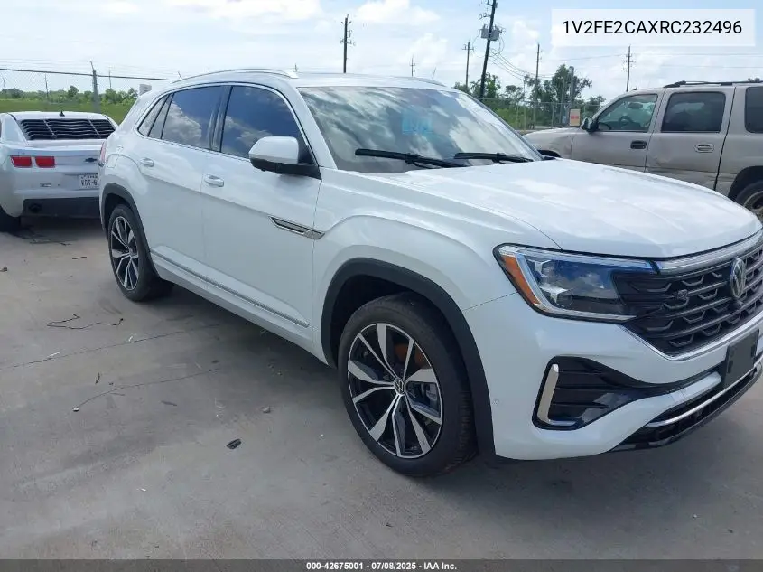 2024 Volkswagen Atlas Cross Sport 2.0T Sel Premium R-Line VIN: 1V2FE2CAXRC232496 Lot: 42675001