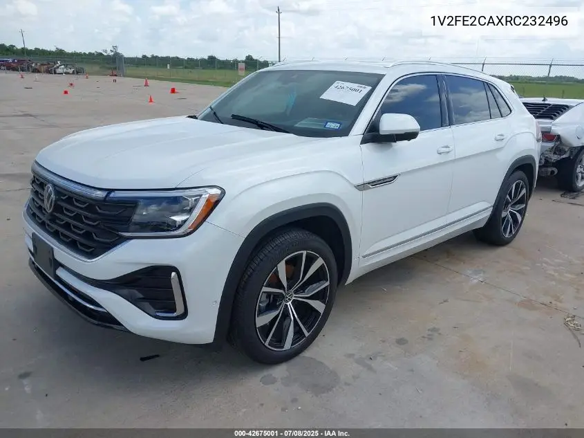 2024 Volkswagen Atlas Cross Sport 2.0T Sel Premium R-Line VIN: 1V2FE2CAXRC232496 Lot: 42675001