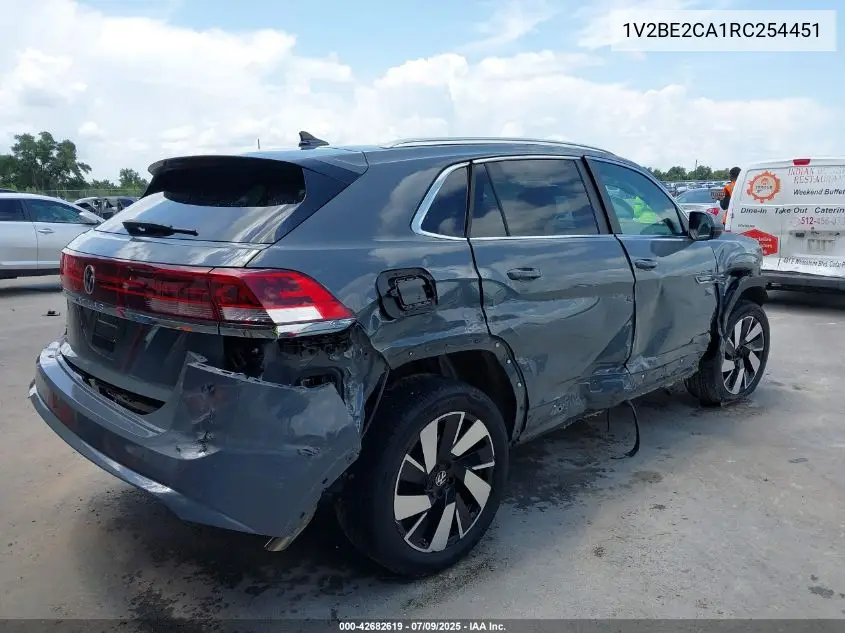2024 Volkswagen Atlas Cross Sport 2.0T Sel VIN: 1V2BE2CA1RC254451 Lot: 42682619