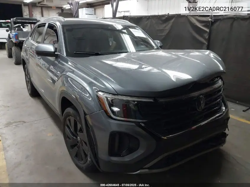 2024 Volkswagen Atlas Cross Sport 2.0T Se W/Technology VIN: 1V2KE2CA0RC216077 Lot: 42684645
