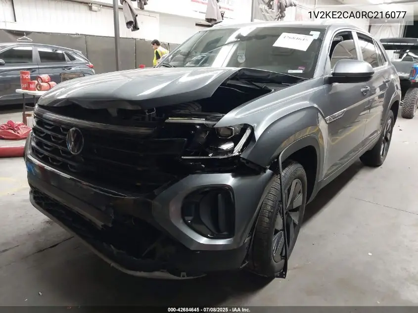 2024 Volkswagen Atlas Cross Sport 2.0T Se W/Technology VIN: 1V2KE2CA0RC216077 Lot: 42684645