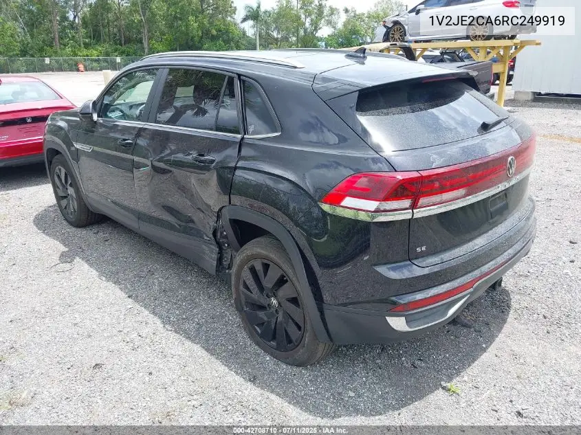 2024 Volkswagen Atlas Cross Sport 2.0T Se W/Technology VIN: 1V2JE2CA6RC249919 Lot: 42708710