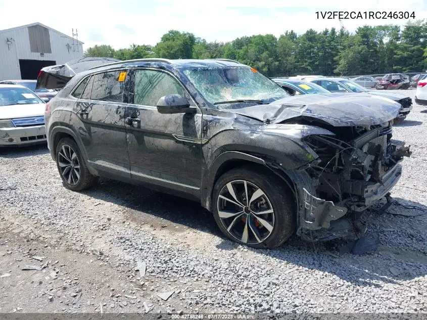 2024 Volkswagen Atlas Cross Sport 2.0T Sel Premium R-Line VIN: 1V2FE2CA1RC246304 Lot: 42758246