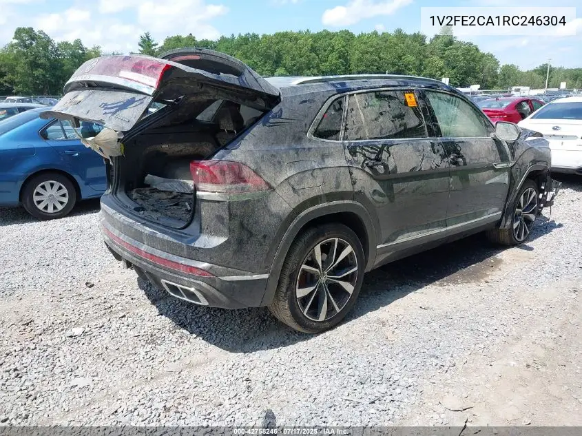 2024 Volkswagen Atlas Cross Sport 2.0T Sel Premium R-Line VIN: 1V2FE2CA1RC246304 Lot: 42758246