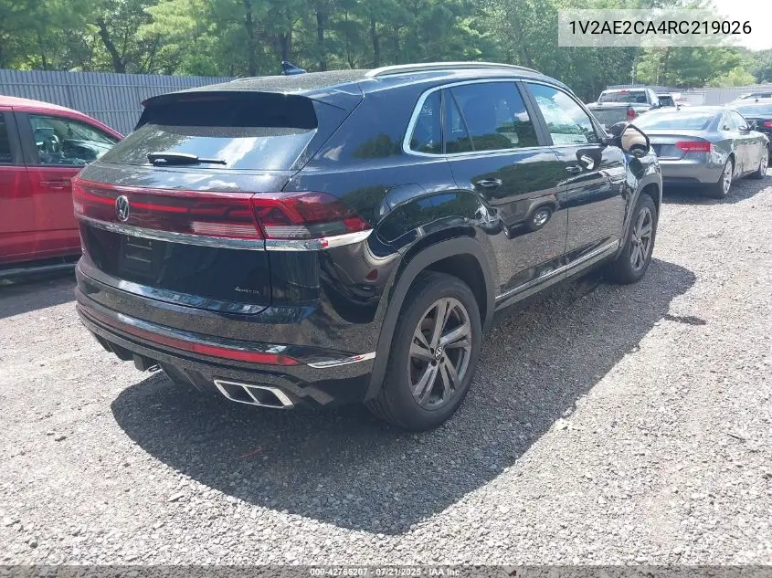 2024 Volkswagen Atlas Cross Sport 2.0T Sel R-Line VIN: 1V2AE2CA4RC219026 Lot: 42765207