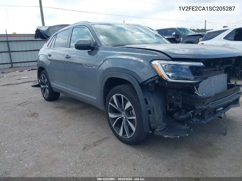 2025 Volkswagen Atlas Cross Sport 2.0T Sel Premium R-Line VIN: 1V2FE2CA1SC205287 Lot: 42322961