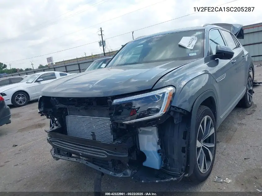 2025 Volkswagen Atlas Cross Sport 2.0T Sel Premium R-Line VIN: 1V2FE2CA1SC205287 Lot: 42322961