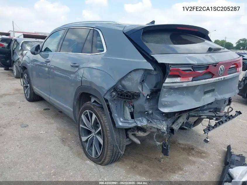 2025 Volkswagen Atlas Cross Sport 2.0T Sel Premium R-Line VIN: 1V2FE2CA1SC205287 Lot: 42322961