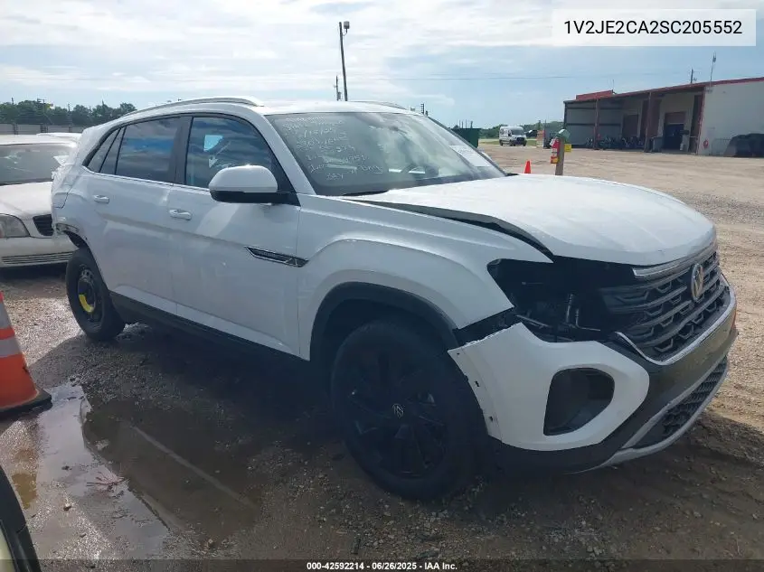 2025 Volkswagen Atlas Cross Sport Se VIN: 1V2JE2CA2SC205552 Lot: 42592214