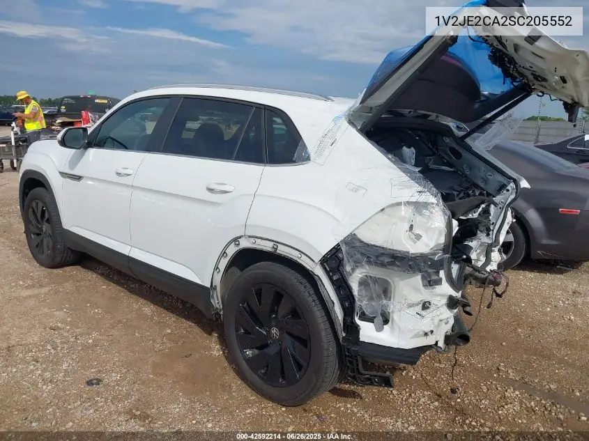 2025 Volkswagen Atlas Cross Sport Se VIN: 1V2JE2CA2SC205552 Lot: 42592214