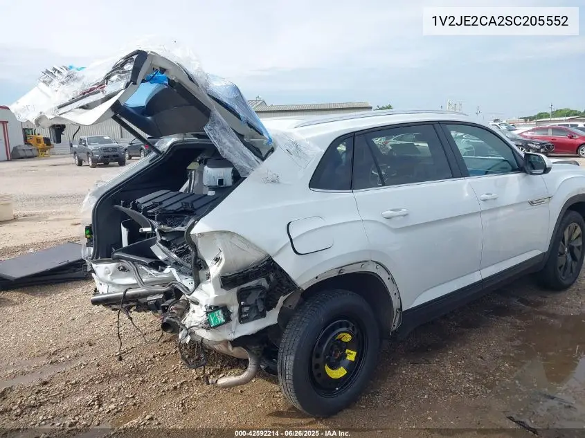 2025 Volkswagen Atlas Cross Sport Se VIN: 1V2JE2CA2SC205552 Lot: 42592214
