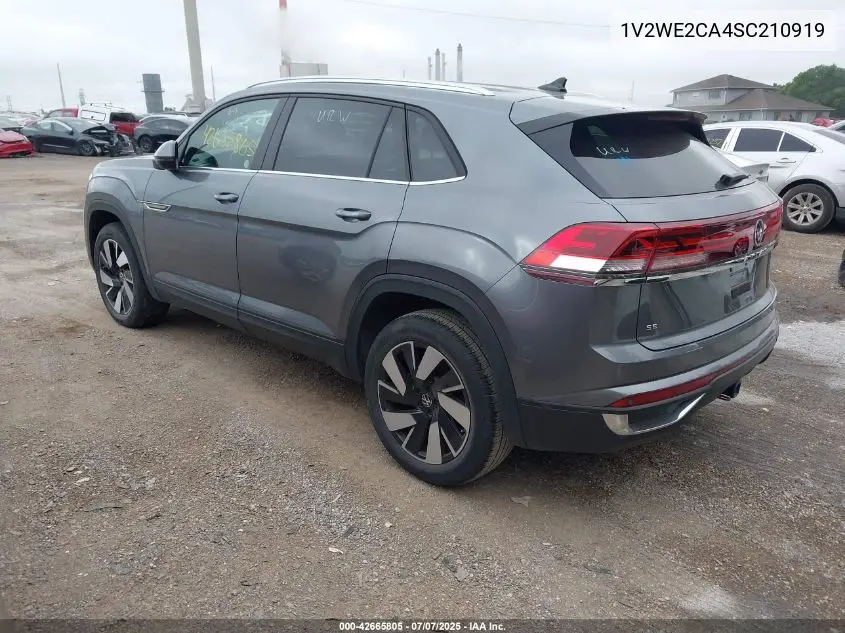 2025 Volkswagen Atlas Cross Sport 2.0T Se W/Technology VIN: 1V2WE2CA4SC210919 Lot: 42665805