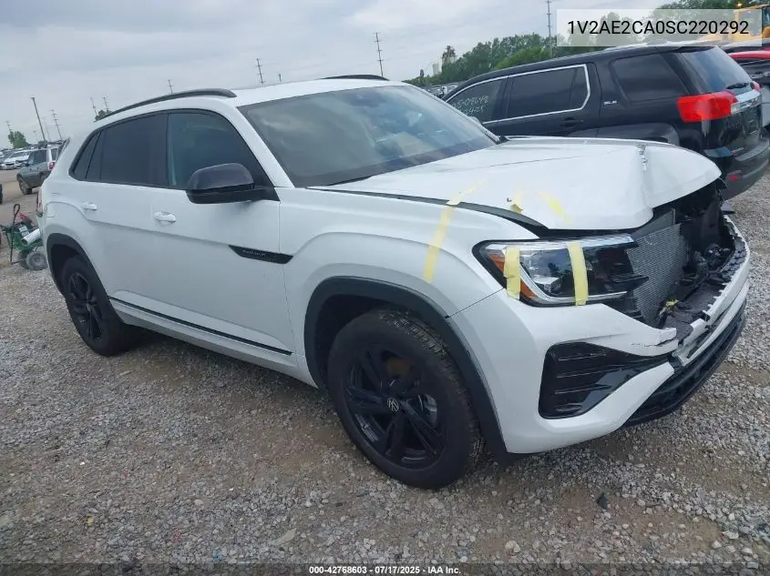 2025 Volkswagen Atlas Cross Sport 2.0T Sel R-Line Black VIN: 1V2AE2CA0SC220292 Lot: 42768603