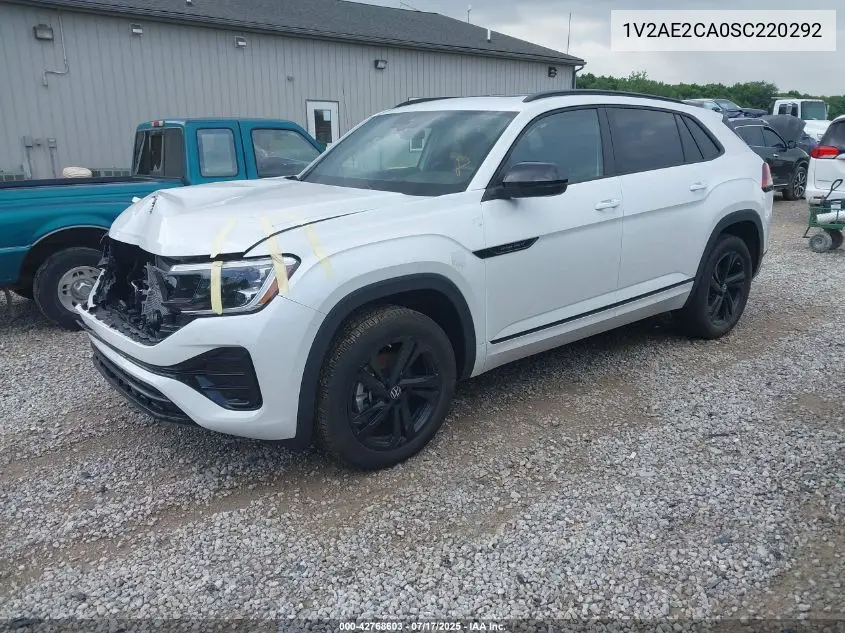 2025 Volkswagen Atlas Cross Sport 2.0T Sel R-Line Black VIN: 1V2AE2CA0SC220292 Lot: 42768603
