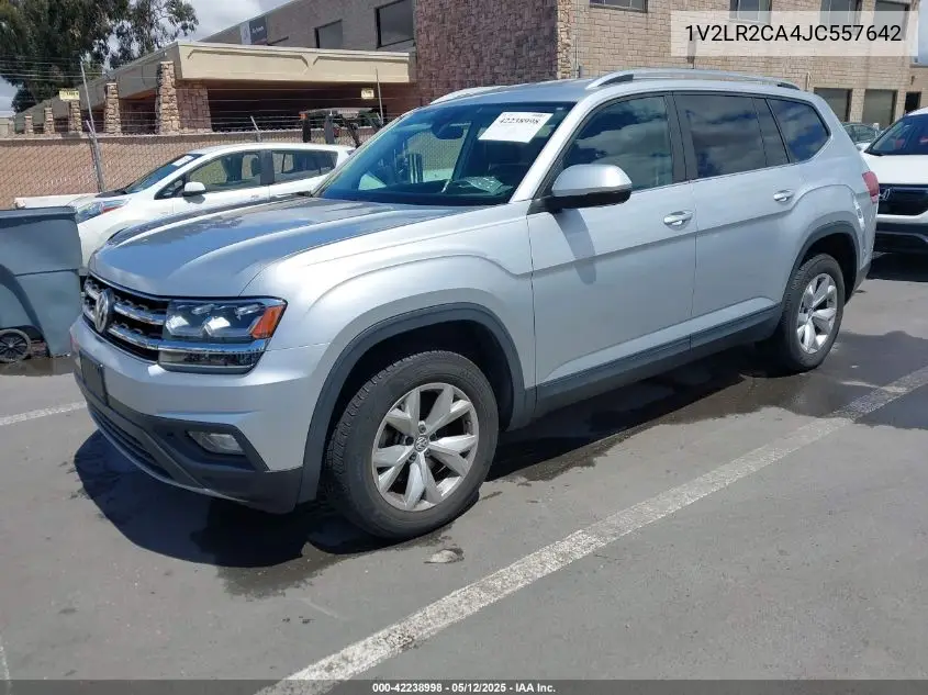 2018 Volkswagen Atlas 3.6L V6 Se/3.6L V6 Se W/Technology VIN: 1V2LR2CA4JC557642 Lot: 42238998