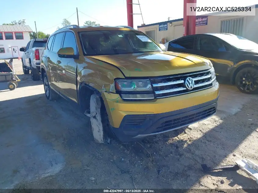 2018 Volkswagen Atlas 3.6L V6 S VIN: 1V2AR2CAXJC525334 Lot: 42247997
