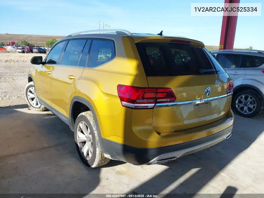 2018 Volkswagen Atlas 3.6L V6 S VIN: 1V2AR2CAXJC525334 Lot: 42247997