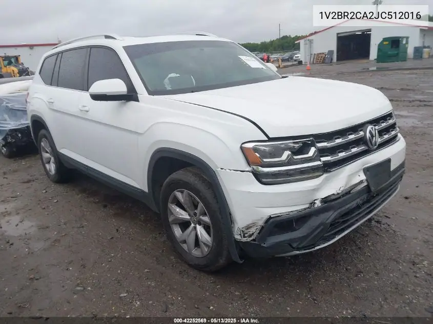 2018 Volkswagen Atlas 3.6L V6 Launch Edition VIN: 1V2BR2CA2JC512016 Lot: 42252569