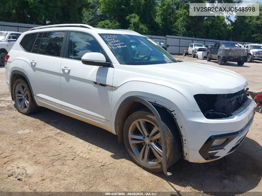 2018 Volkswagen Atlas 3.6L V6 Sel VIN: 1V2SR2CAXJC548598 Lot: 42570908