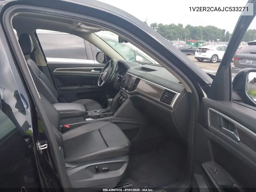 2018 Volkswagen Atlas 3.6L V6 Sel VIN: 1V2ER2CA6JC533271 Lot: 42607416