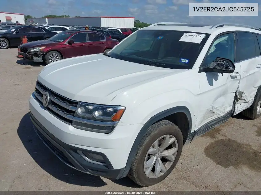 2018 Volkswagen Atlas 3.6L V6 Sel VIN: 1V2ER2CA2JC545725 Lot: 42607523
