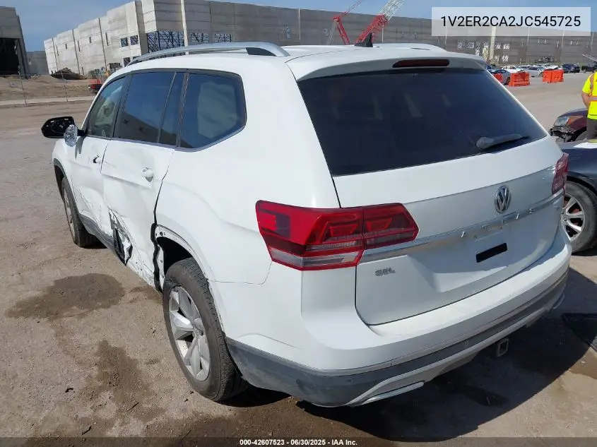 2018 Volkswagen Atlas 3.6L V6 Sel VIN: 1V2ER2CA2JC545725 Lot: 42607523