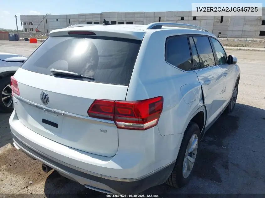 2018 Volkswagen Atlas 3.6L V6 Sel VIN: 1V2ER2CA2JC545725 Lot: 42607523