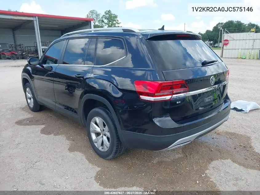 2018 Volkswagen Atlas 3.6L V6 Se VIN: 1V2KR2CA0JC575146 Lot: 42607627