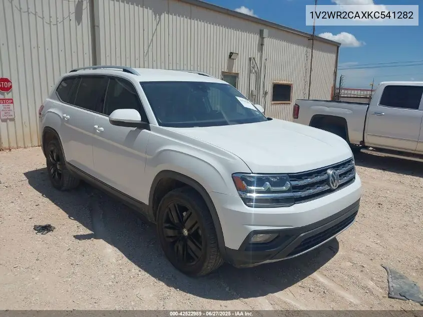 2019 Volkswagen Atlas 3.6L V6 Se W/Technology VIN: 1V2WR2CAXKC541282 Lot: 42522989