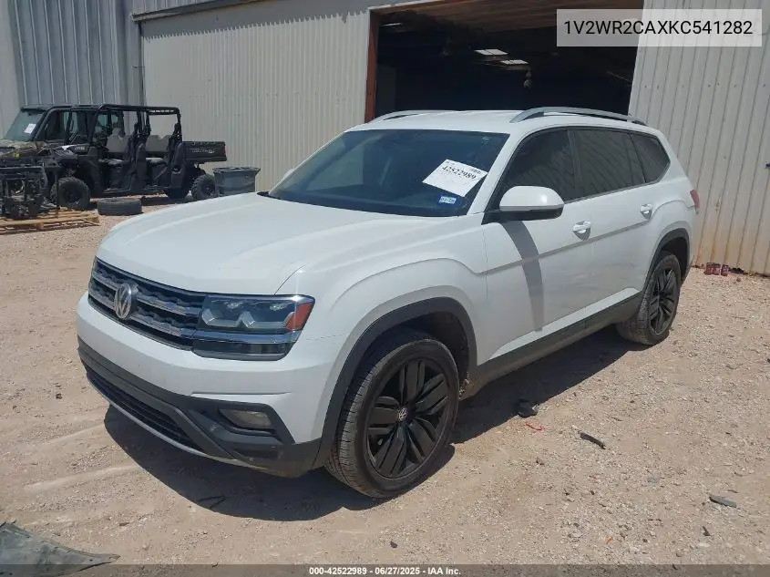 2019 Volkswagen Atlas 3.6L V6 Se W/Technology VIN: 1V2WR2CAXKC541282 Lot: 42522989