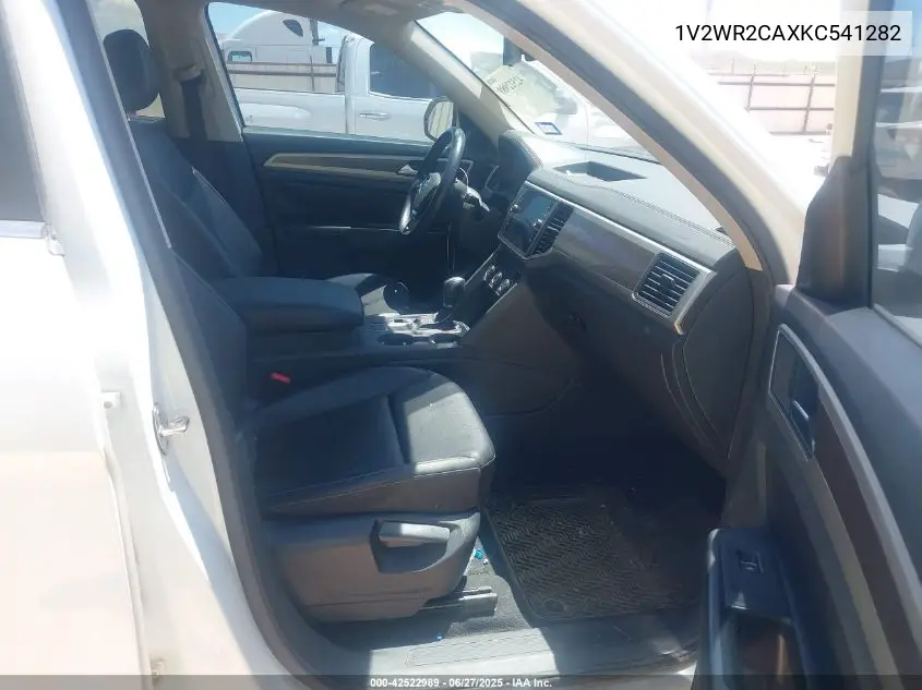 2019 Volkswagen Atlas 3.6L V6 Se W/Technology VIN: 1V2WR2CAXKC541282 Lot: 42522989