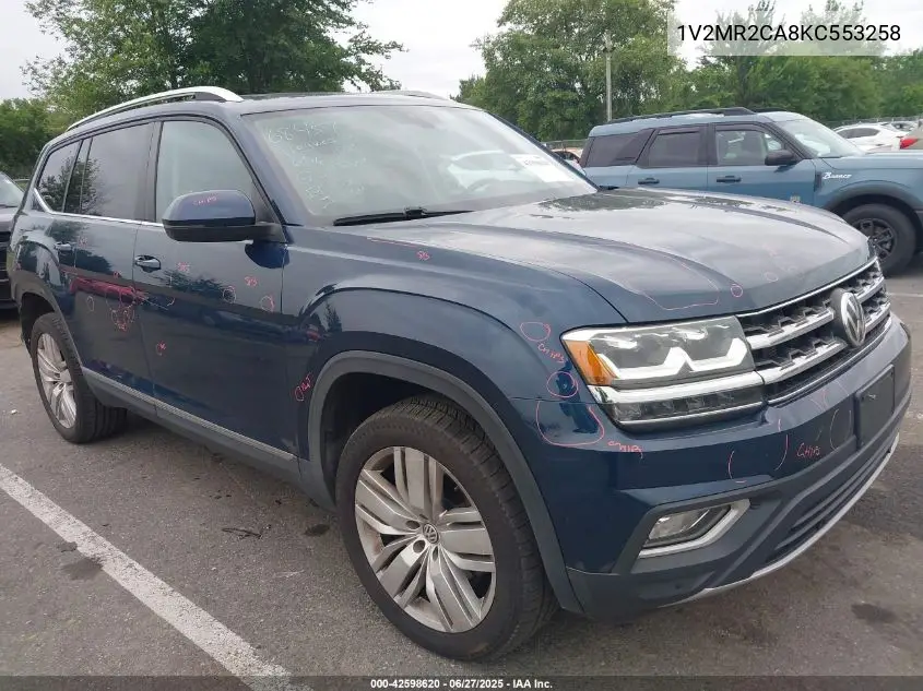 2019 Volkswagen Atlas 3.6L V6 Sel VIN: 1V2MR2CA8KC553258 Lot: 42598620