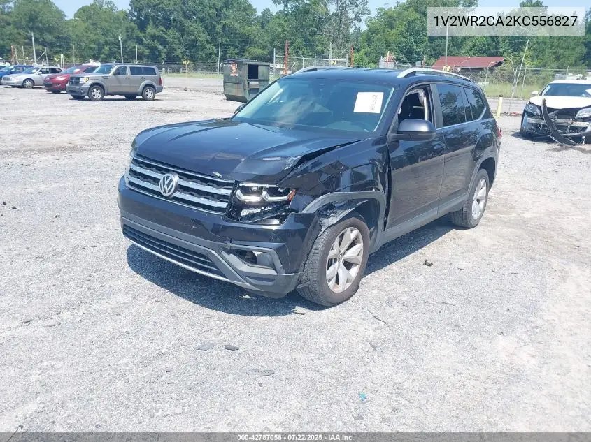 2019 Volkswagen Atlas 3.6L V6 Se W/Technology VIN: 1V2WR2CA2KC556827 Lot: 42787058