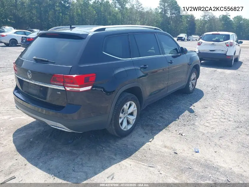 2019 Volkswagen Atlas 3.6L V6 Se W/Technology VIN: 1V2WR2CA2KC556827 Lot: 42787058