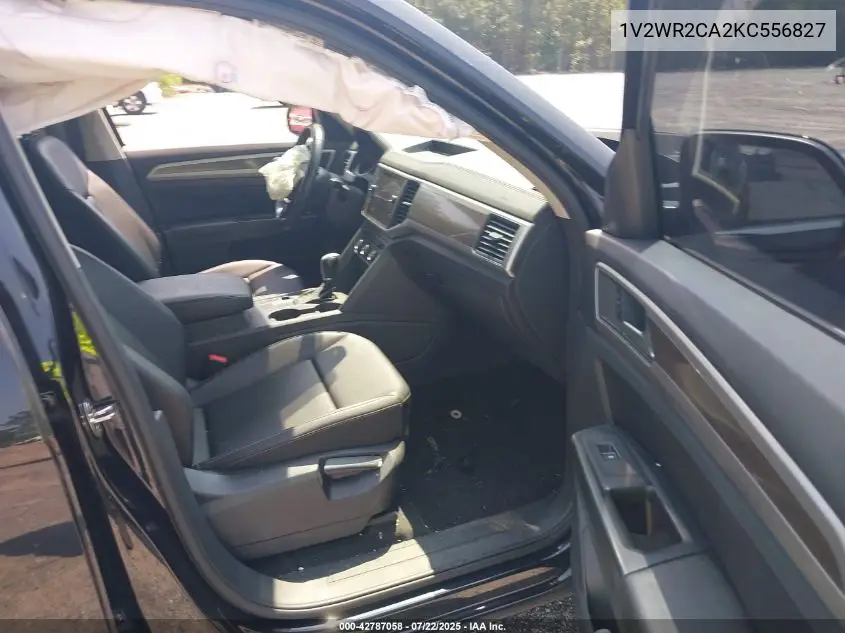2019 Volkswagen Atlas 3.6L V6 Se W/Technology VIN: 1V2WR2CA2KC556827 Lot: 42787058