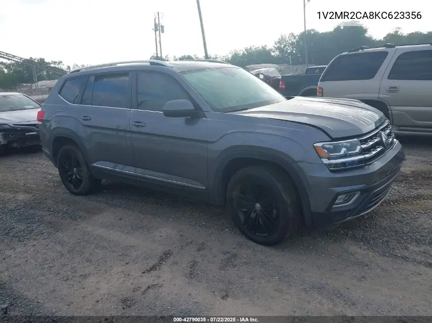 2019 Volkswagen Atlas 3.6L V6 Sel VIN: 1V2MR2CA8KC623356 Lot: 42790035