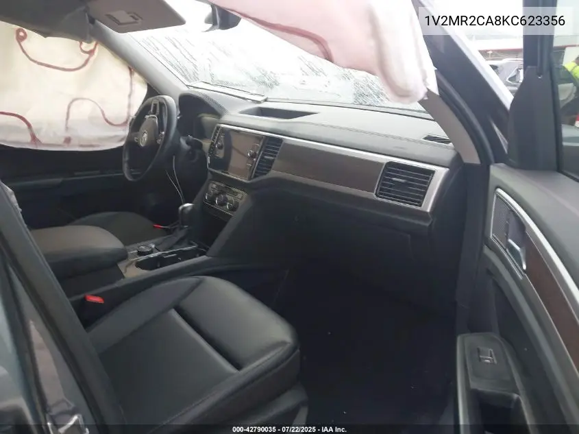 2019 Volkswagen Atlas 3.6L V6 Sel VIN: 1V2MR2CA8KC623356 Lot: 42790035