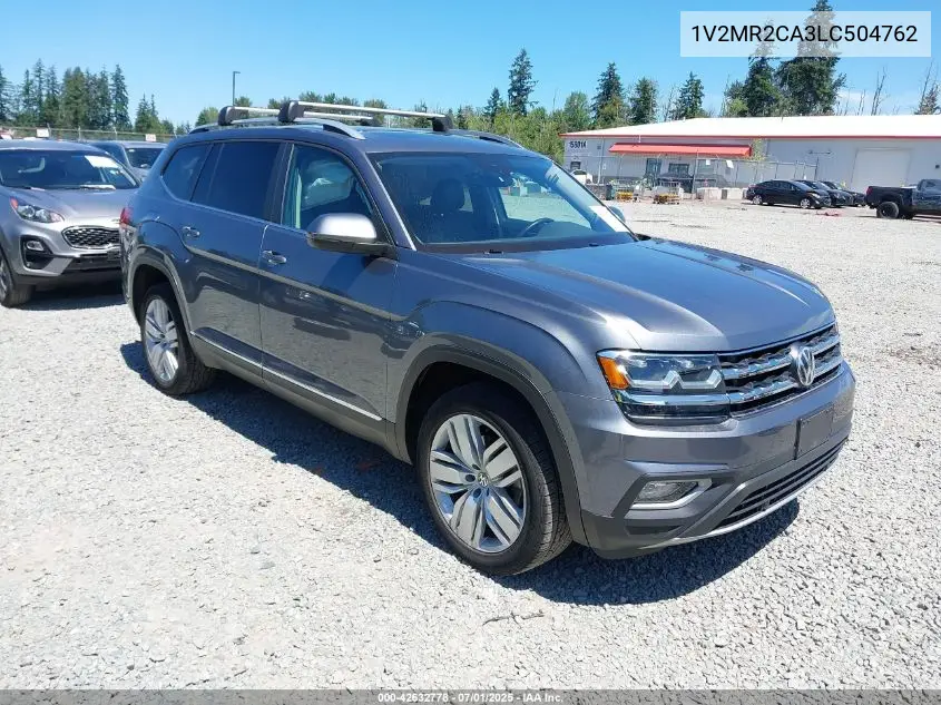 2020 Volkswagen Atlas 3.6L V6 Sel VIN: 1V2MR2CA3LC504762 Lot: 42632778