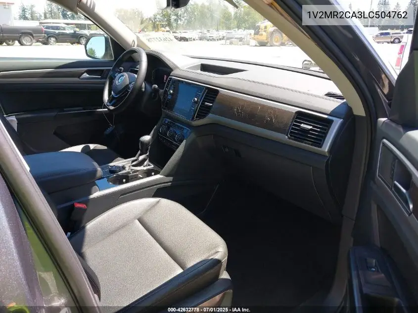 2020 Volkswagen Atlas 3.6L V6 Sel VIN: 1V2MR2CA3LC504762 Lot: 42632778