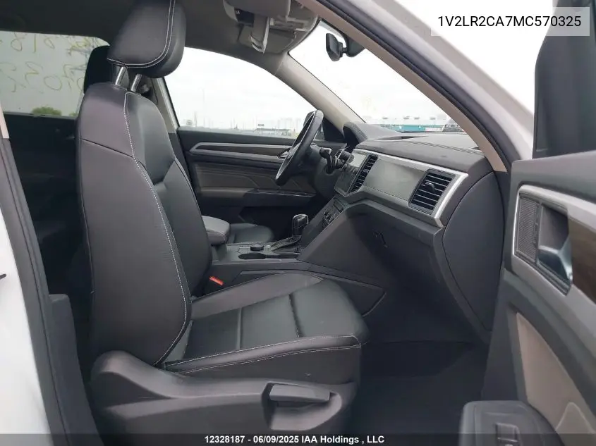 2021 Volkswagen Atlas Comfortline VIN: 1V2LR2CA7MC570325 Lot: 12328187