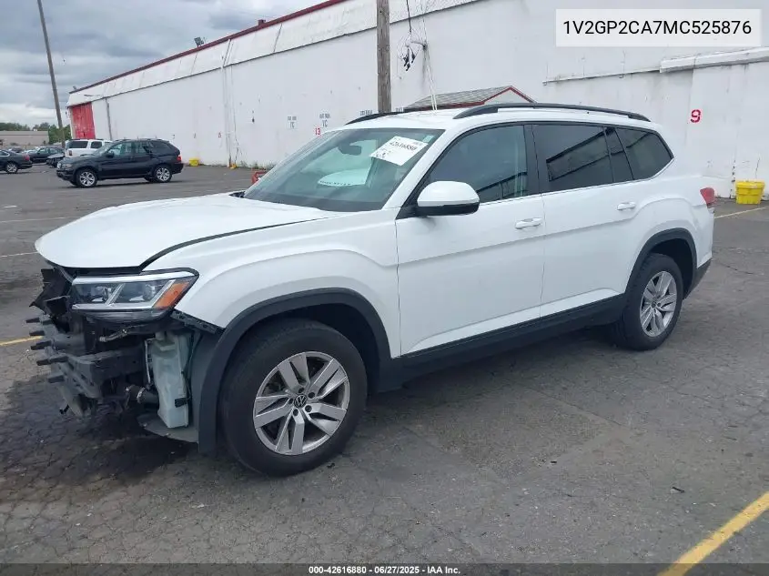 2021 Volkswagen Atlas 2.0T S VIN: 1V2GP2CA7MC525876 Lot: 42616880